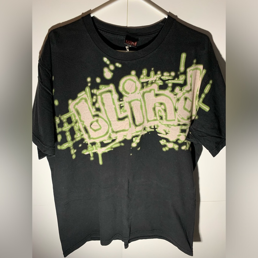 Y2K blind skateboards graphic shirt